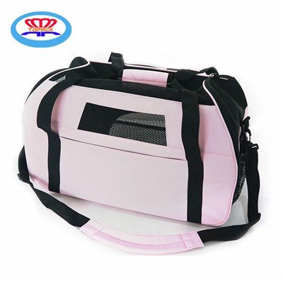 Sac de transport pour animaux de compagnie avec fenêtres en maille