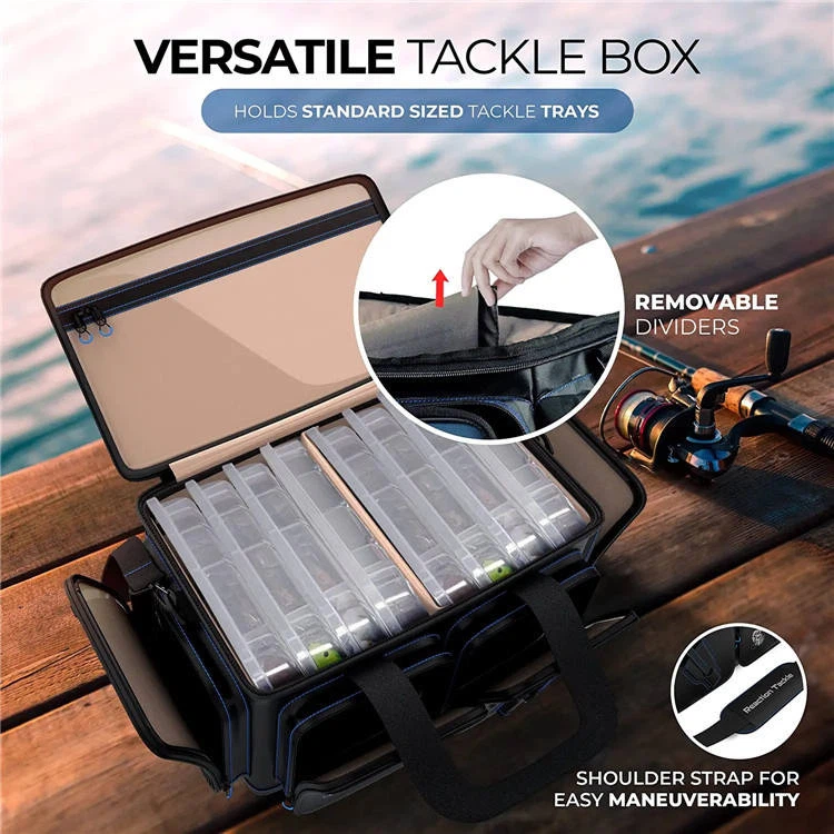 Fishing Tackle Bag Salt Water Resistant Large